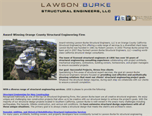 Tablet Screenshot of lawsonburke.com